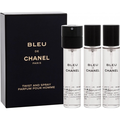 Chanel Bleu de Chanel parfum pánsky 3 x 20 ml náplň