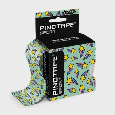 Pino Tape Tejpovací páska pro citlivou pokožku Sensitive padající hvězdy 5 cm x 5 m