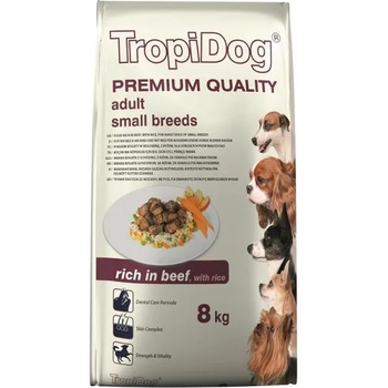 TropiDog Premium Adult Small Breeds - Beef & Rice 2,5 kg