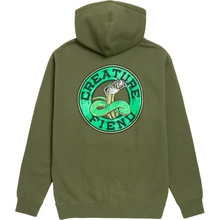 CREATURE STRIKE FAST RELIC ZIP HOODED HEAVYWEIGHT SWEATSHIRT ARMY