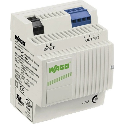 WAGO 787-1012 síťový zdroj na DIN lištu 24 V/DC 2.5 A 60 W Počet výstupů:2 x Obsah 1 ks