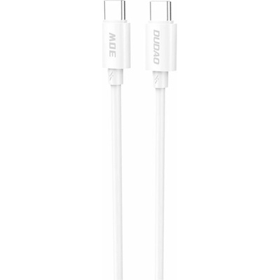 Dudao L4C USB-C - USB-C, 30W, 1,2m, bílý