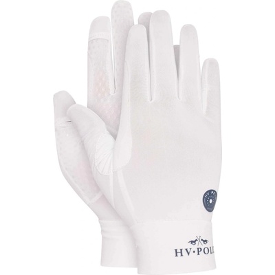 Jezdecké rukavice HV POLO Suzy s UV ochranou Bílá