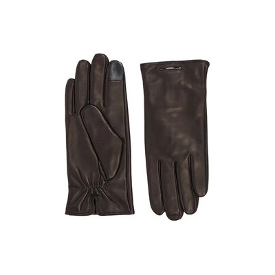 Calvin Klein Мъжки ръкавици Modern Bar Leather Gloves K50K511017 Черен (Modern Bar Leather Gloves K50K511017)