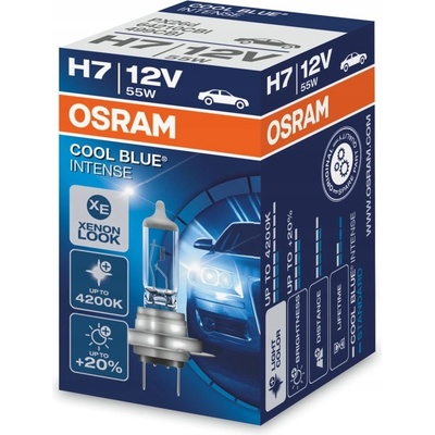 OSRAM autožárovka H7 COOL BLUE INTENSE.NG 64210CBN 55W 12V PX26d blistr