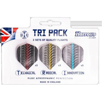 Harrows Tri Pack Supergrip, 9ks multipack