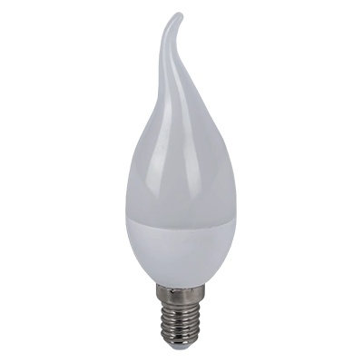 ELMARK Led ЛАМПА flame 6w e14 230v ТОПЛО БЯЛ (99led754)