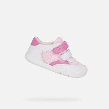 GEOX Бели детски босоноги маратонки за първи крачки Geox Steppieup Geox | Byal | Момичешки | 24