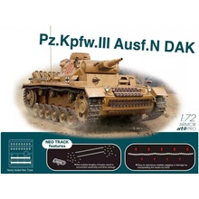 Dragon Pz.Kpfw.III Ausf.N DAK w/Neo Track Model Kit tank 7634 1:72