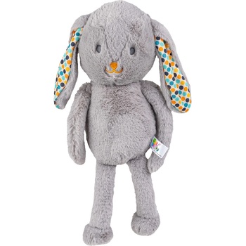 Image 1 of Balibazoo Мека играчка за гушкане Bali Bazoo - Bunny, сива (111053)