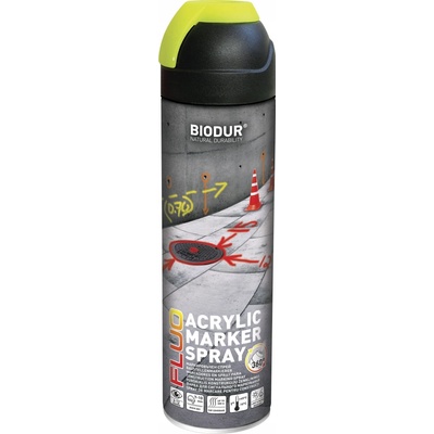 Biodur značkovací sprej 500 ml žlutý
