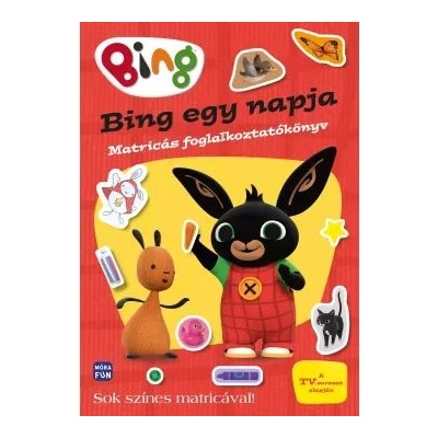 Móra könyvkiadó Един ден на Bing - книжка със стикери