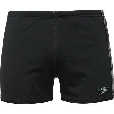 Speedo Hyper boom Panel Aquashort čierne tmavo sivé