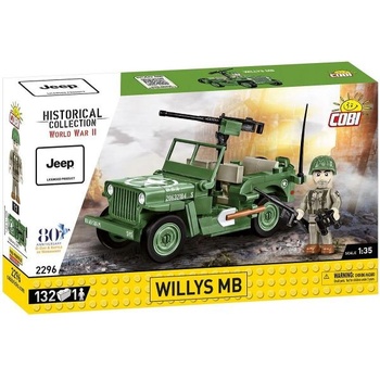 COBI Willys MB & M2 оръдие, 1: 35, 150 к, 1 ф