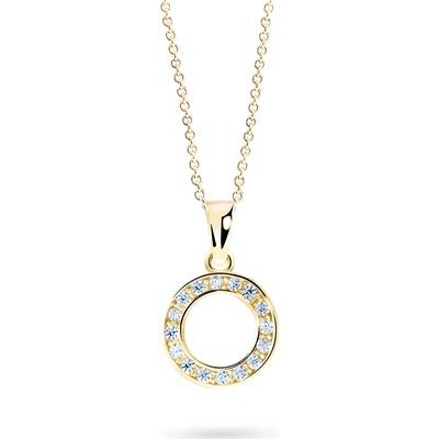 Cutie Jewellery Kruhový prívesok s očkom zo žltého zlata Z3061 40 10 X 1 O