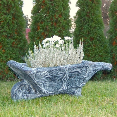 Roto květináč TRAKAŘ bronzově hnědý / 750 x 360 x 300 mm