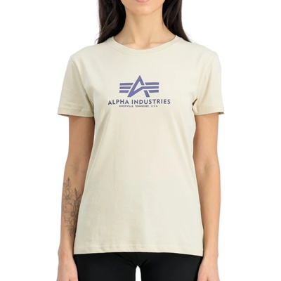 Alpha Industries dámske tričko New Basic T BL Wmn vintage white béžová