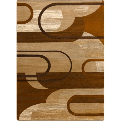 Nej-koberce Royal HE405 geometrický hnědý / krémový