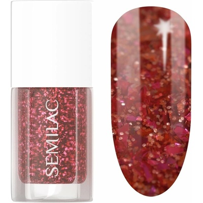 Semilac Glitter Nails třpytivý lak na nehty odstín 041 Cosmic Dust 7 ml