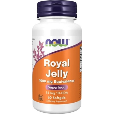 Now Foods Royal Jelly 1000 mg 60 kapsúl