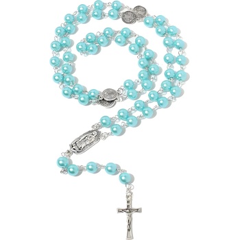 HARAHU Колие Броеница es-38827 - Син kp38827 (es-38827)