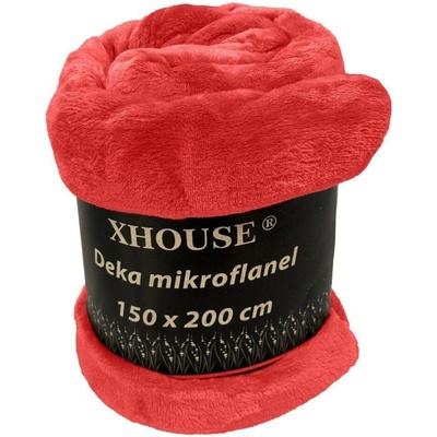 Bazyl.cz Mikroflanelová deka Lososová 150x200
