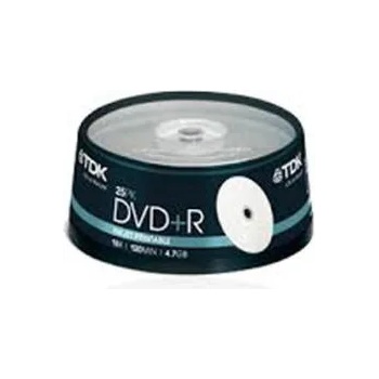 TDK DVD+R 4.7gb 16x - шпиндел 25бр