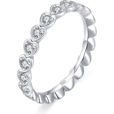 Silenti Jewelry Сребърен пръстен "Зора" - 10 - 62 мм (19.7мм диам. )