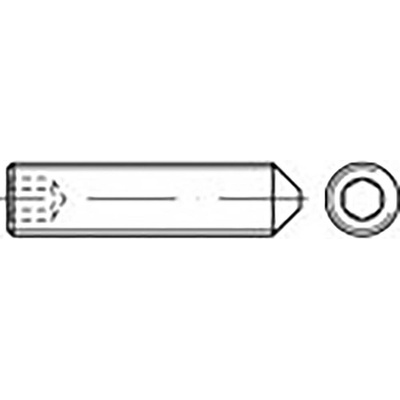 TOOLCRAFT TO-6857358 závitový kolík M20 40 mm ocel pozinkované 50 ks