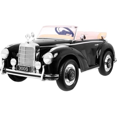 Mamido elektrické autíčko Mercedes Benz 300S Retro lakované černá