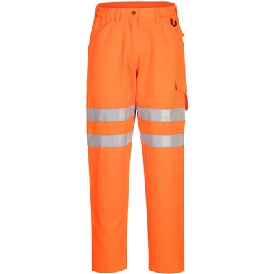 Portwest EC40 Eco Hi-Vis pracovné nohavice Orange