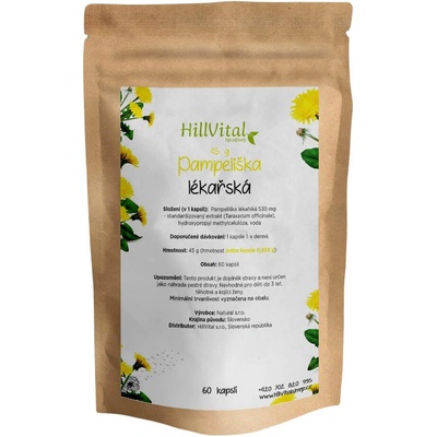 HillVital Pampeliška lékařská 60 kapslí