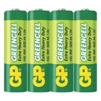 Image 1 of GP Batteries Цинк карбонова батерия GP R6 GREENCELL 15G-S4 /4 бр. в опаковка/ shrink 1.5V (GP-BM-15G-S4)