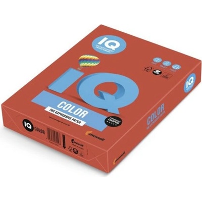 Barevný papír IQ A4 červený CO44 120g/m2 500 listů