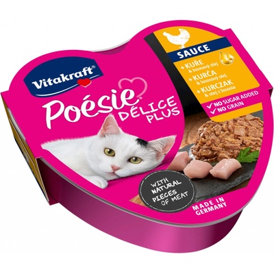 Vitakraft Poésie Délice Plus Sauce kuře 85 g – Zbozi.Blesk.cz