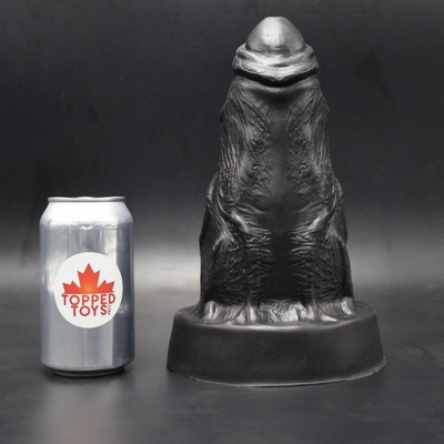 Topped Toys Agon 145 Obsidian, prémiové silikonové dildo 24 x 11,7 cm