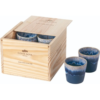 COSTA NOVA Сини чаши за еспресо от керамика в комплект от 8 броя Grespresso - Costa Nova (ZCN-LSCS12-DEN)