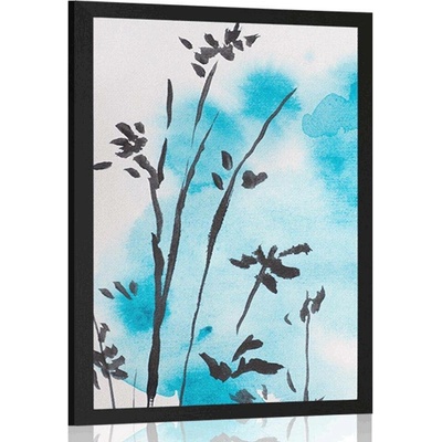 Plakát Japonská malba - 20x30 black