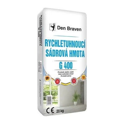 Den Braven Sádrová omítka rychletuhnoucí G400 20kg