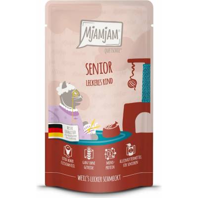 MjAMjAM Quetschie Senior chutné hovězí 12 x 125 g