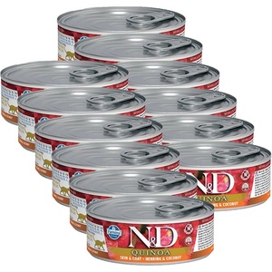 FARMINA N&D котка Киноа Херинга & Кокос консерви 12 x 80 г