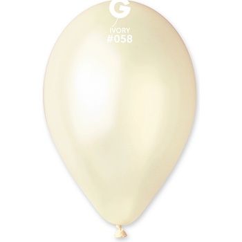 Gemar Балон металик слонова кост 28 см