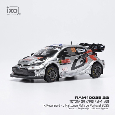 Toyota GR Yaris Rally1 Rally de Portugal 2025 69 Rovanperä Halttunen IXO 1:43