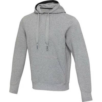 Unisex mikina s kapucí Arora Žíhaná šedá