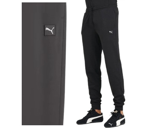 Puma Essentials Elevated FL čierne