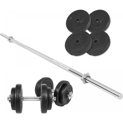 Gorilla Sports Sada činiek z plastu 60 kg