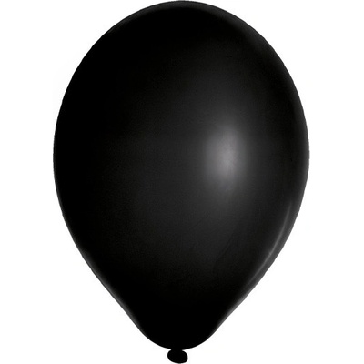 Wimex Nafukovací balónek černý Ø25cm `M`