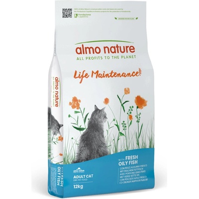 Almo Nature Functional Life Maintenance tučné ryby a ryža 2 x 12 kg