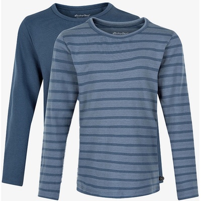Minymo Basic tričko 2bal. New Navy
