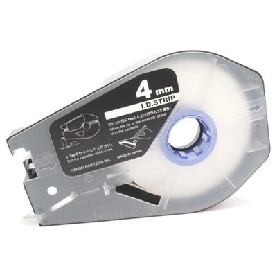 Canon Пластмасова идентификационна бяла лента ID-04, 4mm x 5m, за Canon M-1 (ID-04)